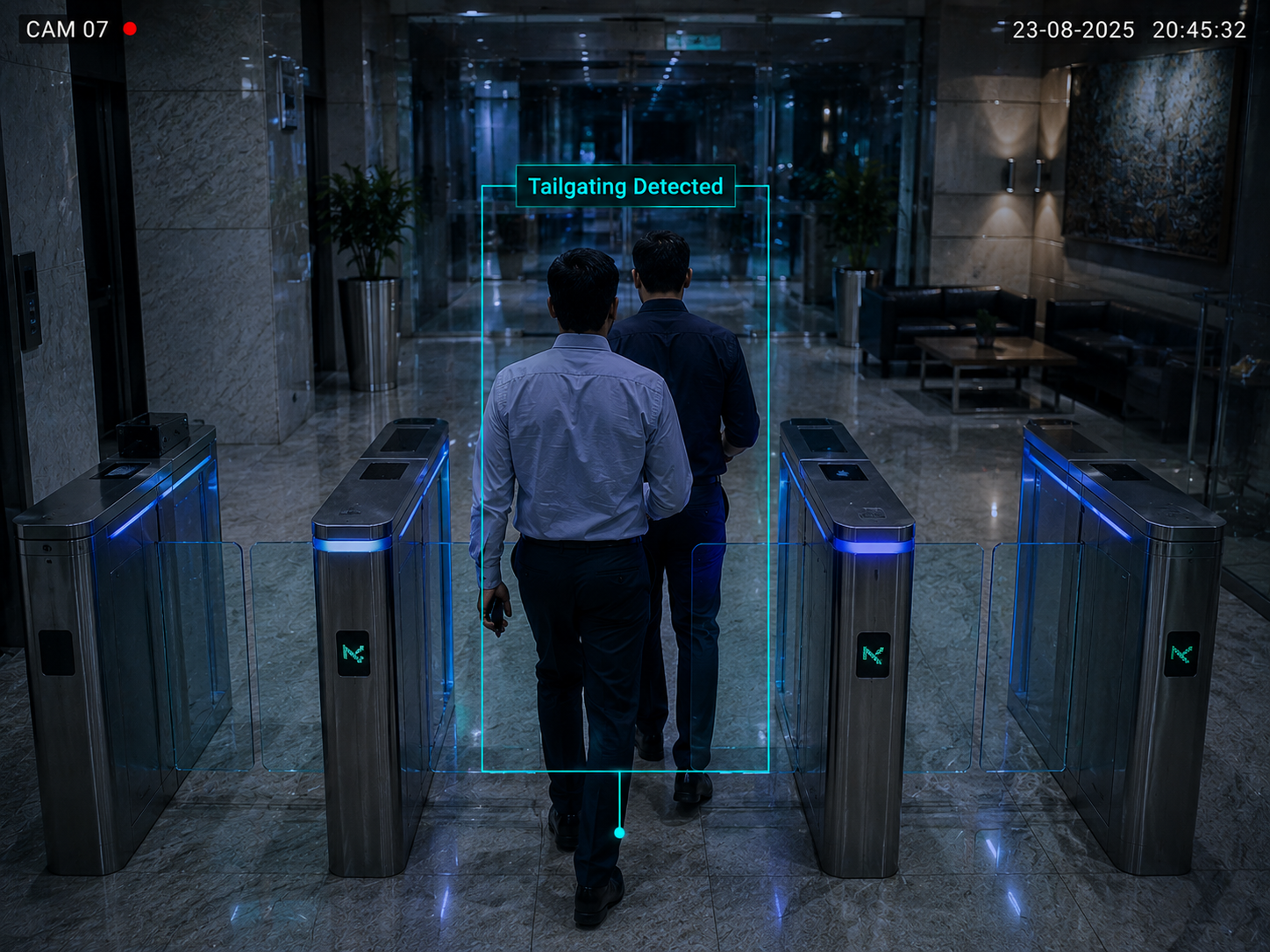 Tailgating Detection — NTRA capability