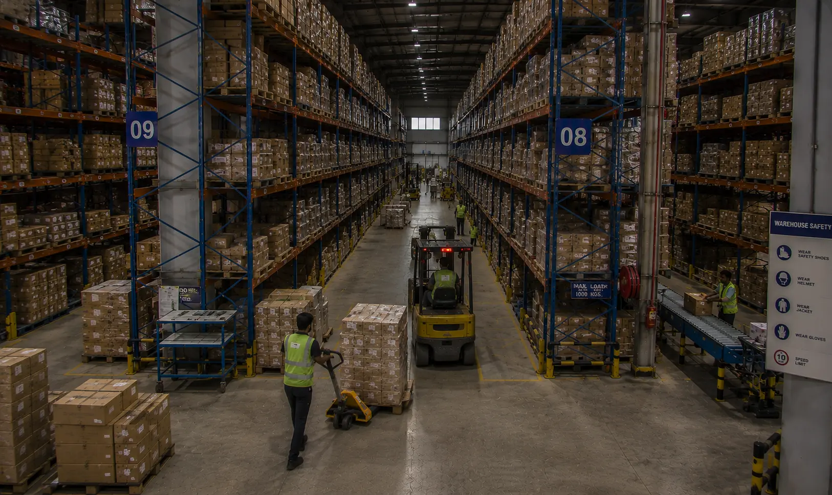 Warehouses & Logistics — NTRA AI vision deployment